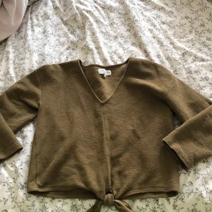 Madewell quarter sleeve blouse